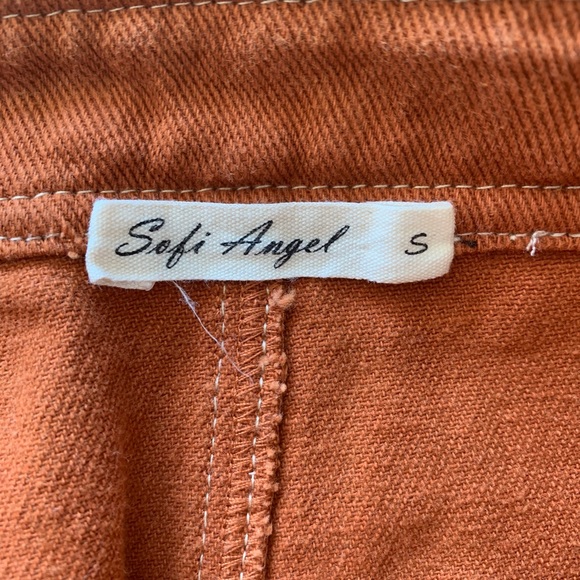 NWOT Brown denim skirt - Picture 3 of 3